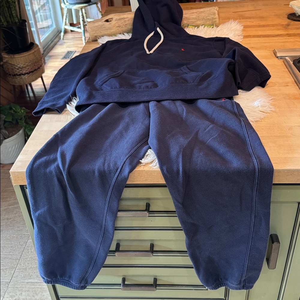 Ralph Lauren Dark Blue hoodie and sweatpants (set)